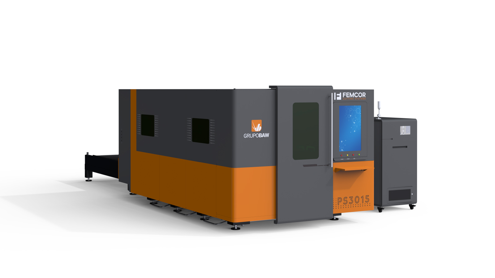 Máquina de Corte a Laser por Fibra Óptica