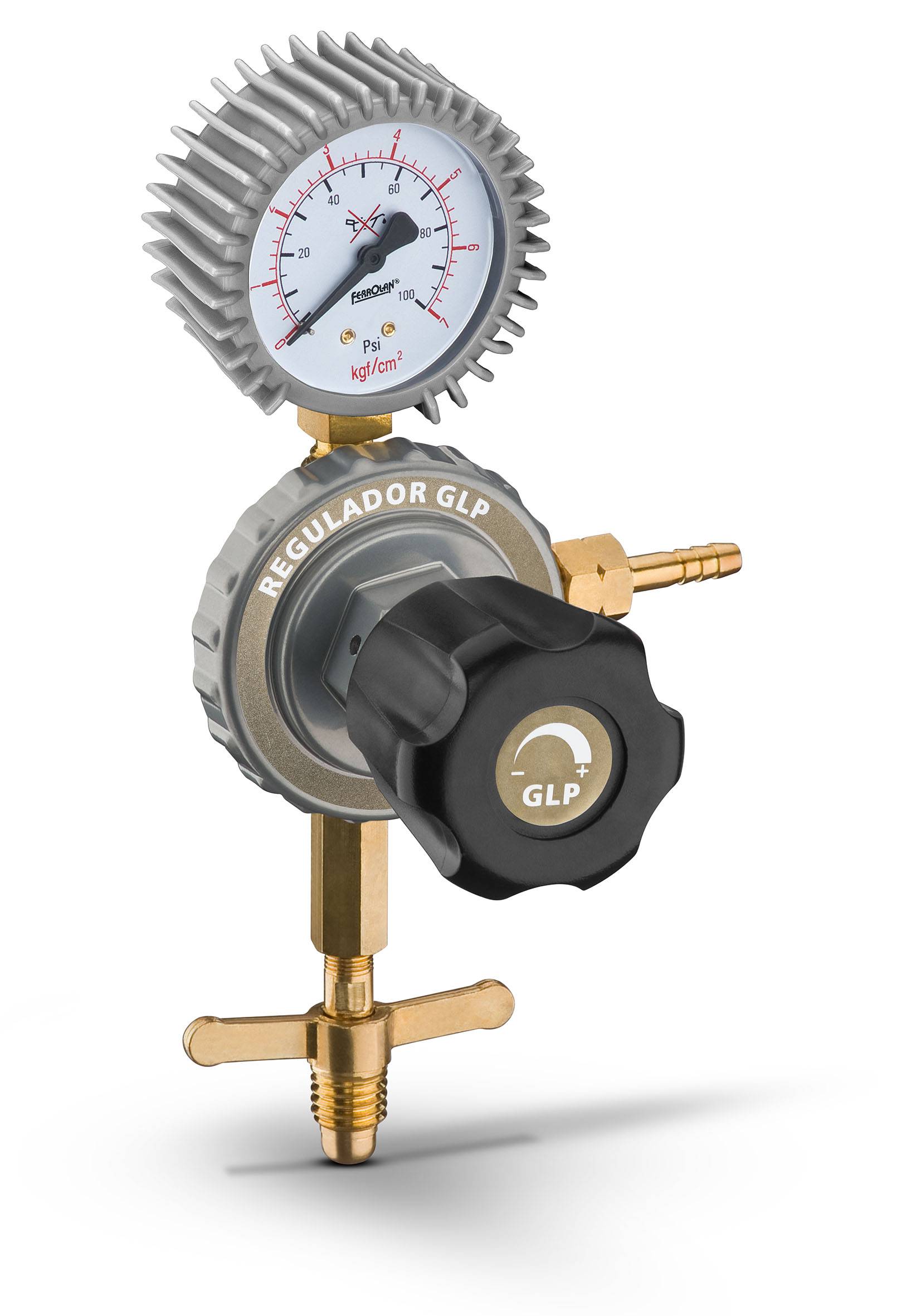 REGULADOR DE PRESSÃO PARA GÁS GLP - P13 OU P45 - LINHA INDUSTRIAL