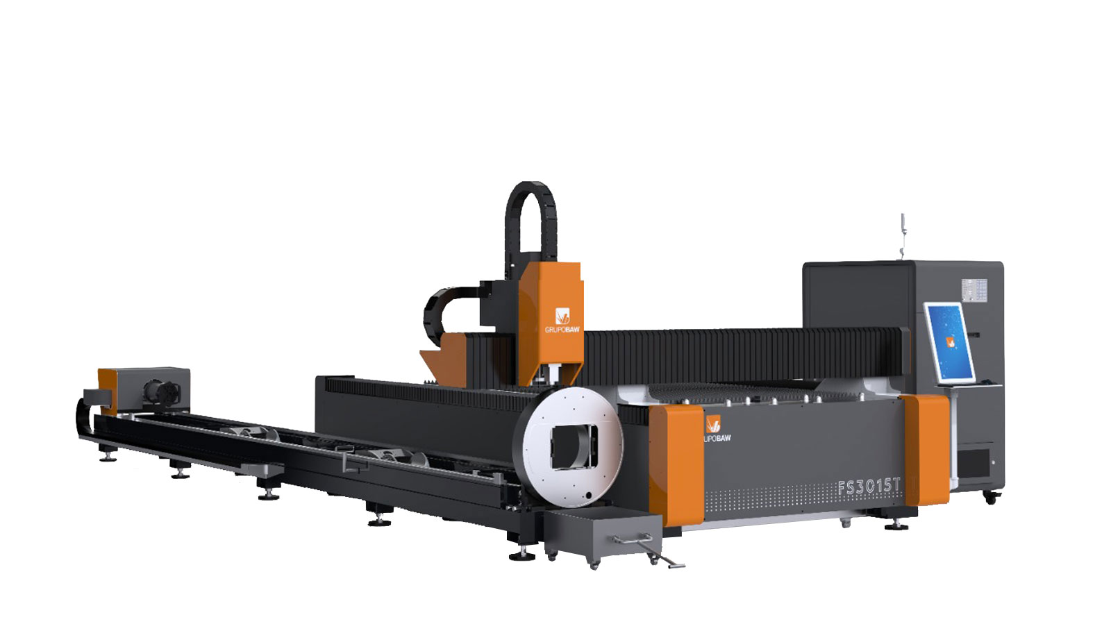 Máquina de Corte a Laser por Fibra Óptica com Mesa Simples